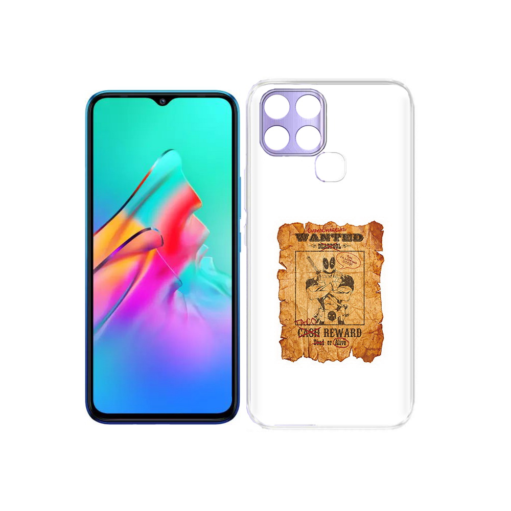 

Чехол MyPads Tocco для Infinix Smart 6 дедпул, Прозрачный, Tocco