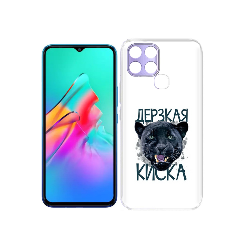 

Чехол MyPads Tocco для Infinix Smart 6 дерзкая киска, Прозрачный, Tocco