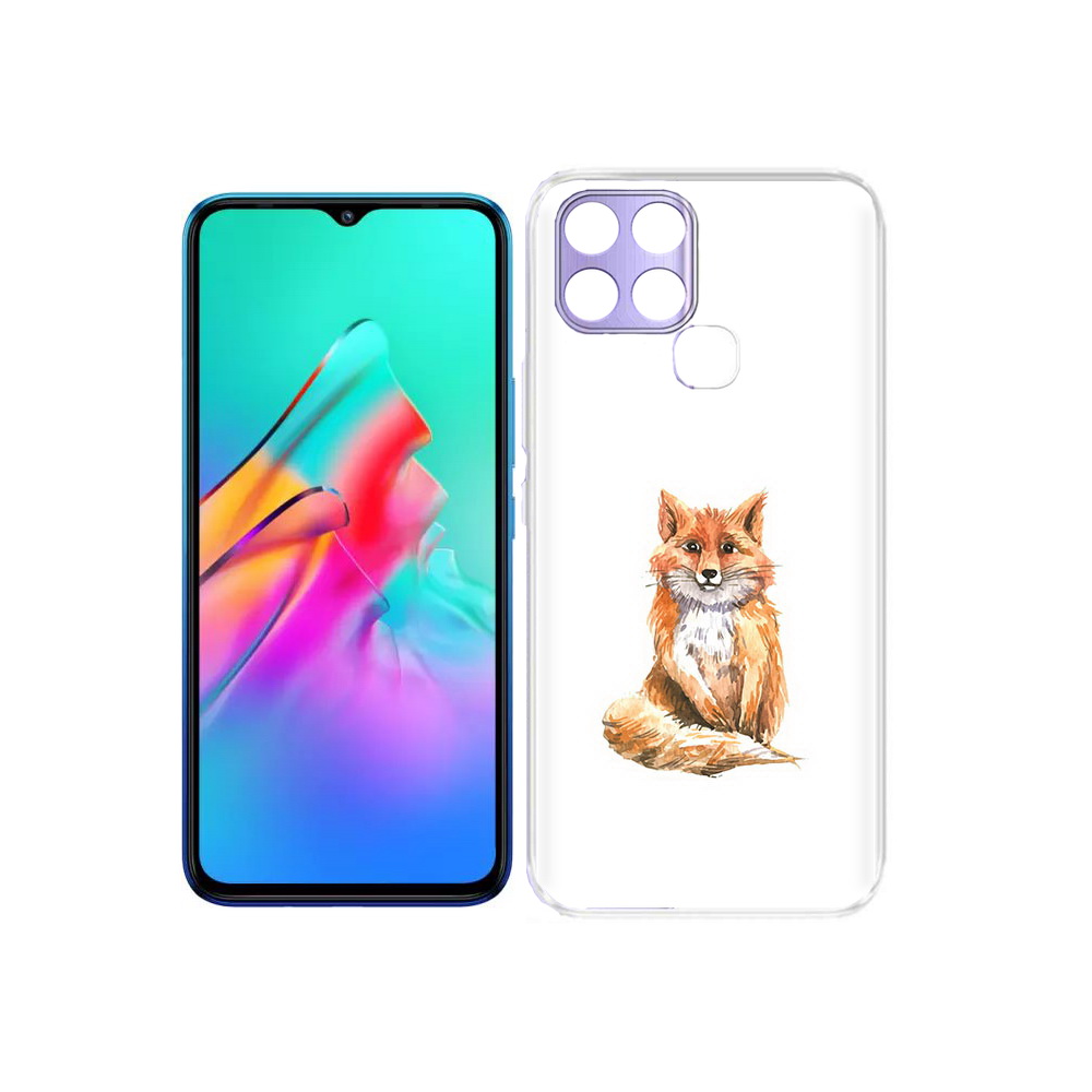 

Чехол MyPads Tocco для Infinix Smart 6 детская лиса, Прозрачный, Tocco
