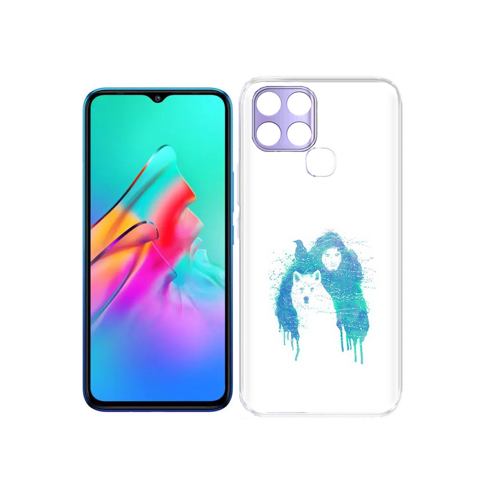 

Чехол MyPads Tocco для Infinix Smart 6 джон сноу, Прозрачный, Tocco