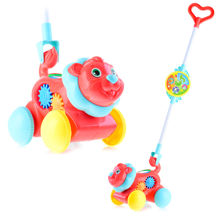 

Каталка D0371 Лев на батарейках, в сетке