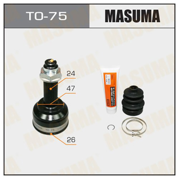 ШРУС наружный комплект Toyota Masuma TO75 100038000628