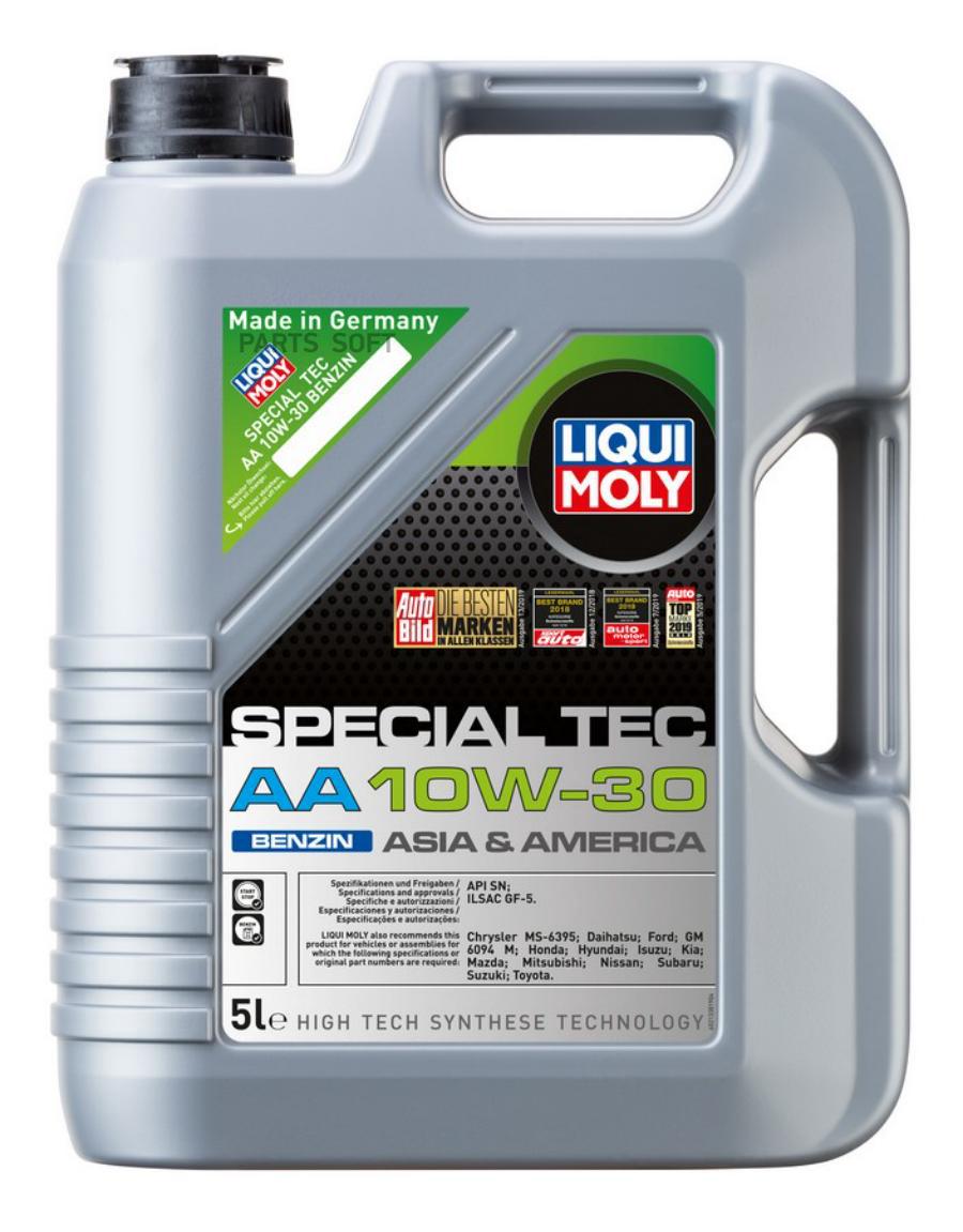 

Моторное масло LIQUI MOLY синтетическое Special Tec Aa Benzin 10w30 Sn Plus Rc Gf-5 5л