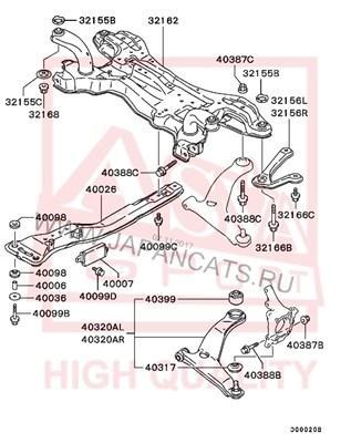

Шаровая Опора Mitsubishi Grandis Na4w/Na8w 2003-2009 Febest арт. 0420-NA4