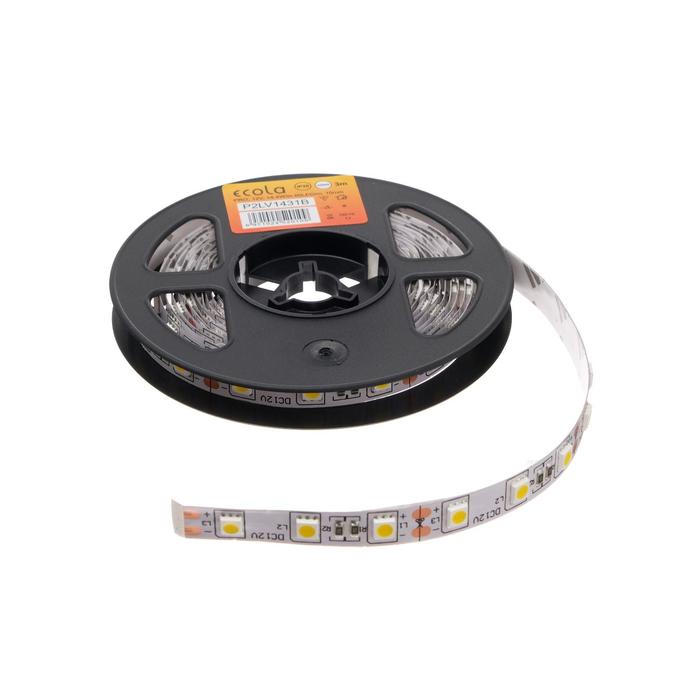 фото Светодиодная лента ecola pro 3 м, ip20, smd5050, 60 led/м, 14.4 вт/м, 12 в, 4200к