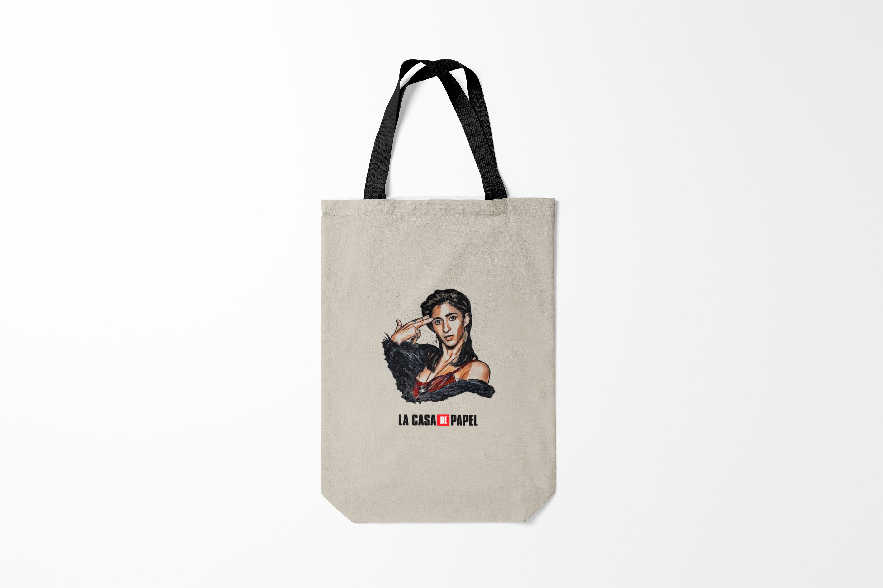 

Сумка шoппер унисекс Burnettie Бумажный дом, черный, Бумажный дом