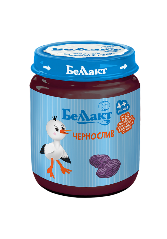 

Пюре Беллакт черносливовое 100гр. 1 шт., из чернослива