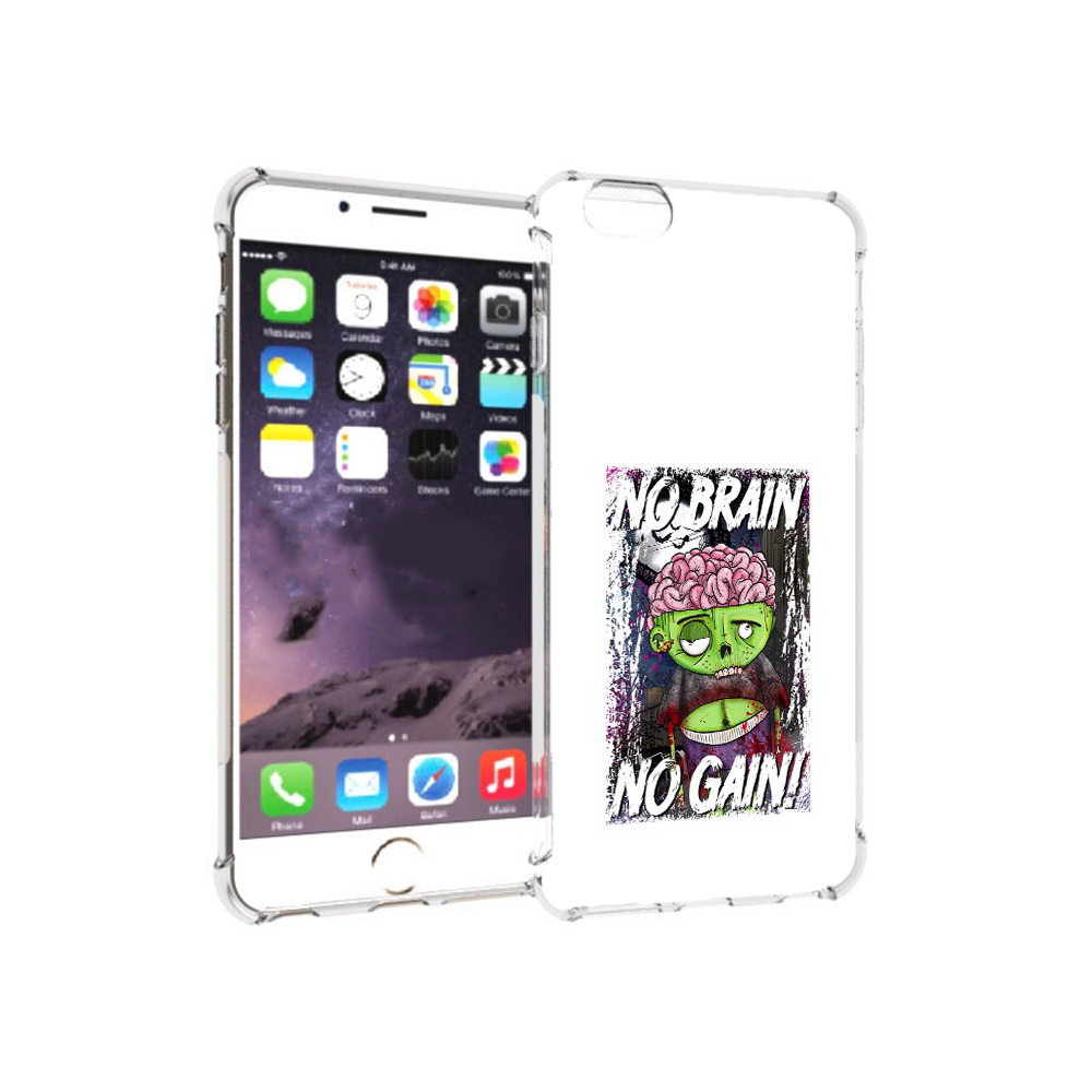 

Чехол MyPads Tocco для Apple iPhone 6 Plus глупый зомби, Прозрачный, Tocco