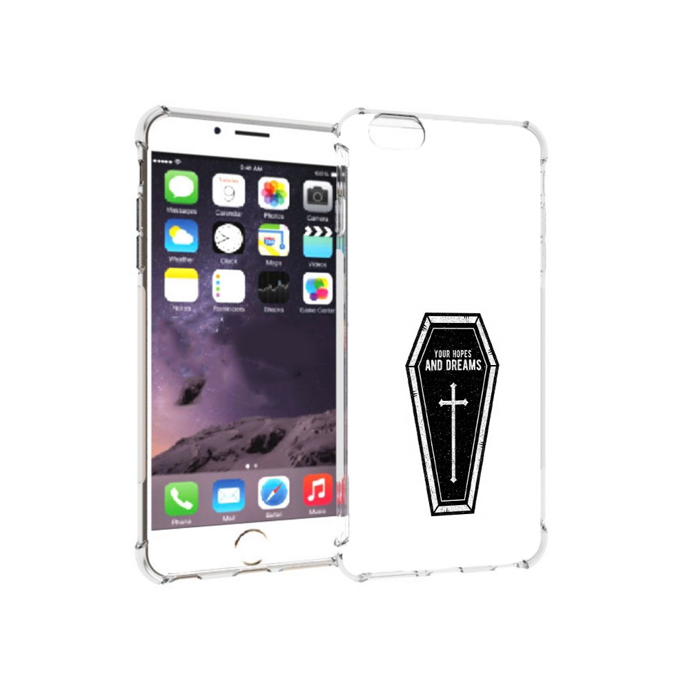 

Чехол MyPads Tocco для Apple iPhone 6 Plus гроб с мечтами, Прозрачный, Tocco