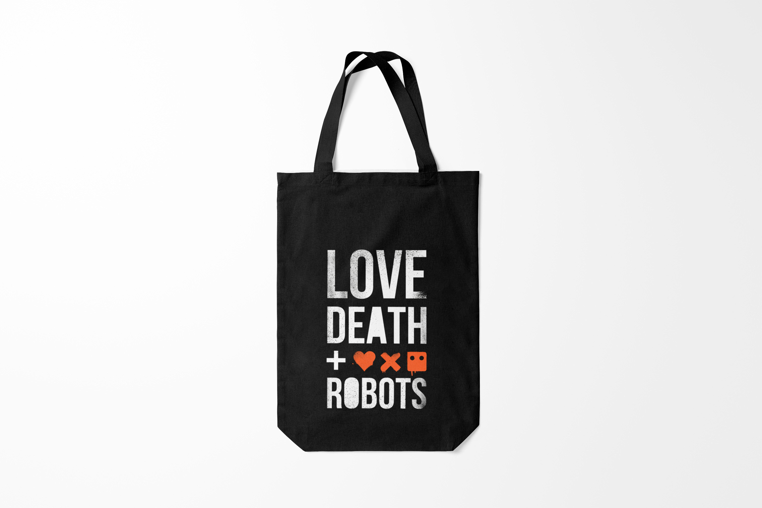 

Сумка шoппер унисекс Burnettie Love Death and Robots, черный, Love Death and Robots