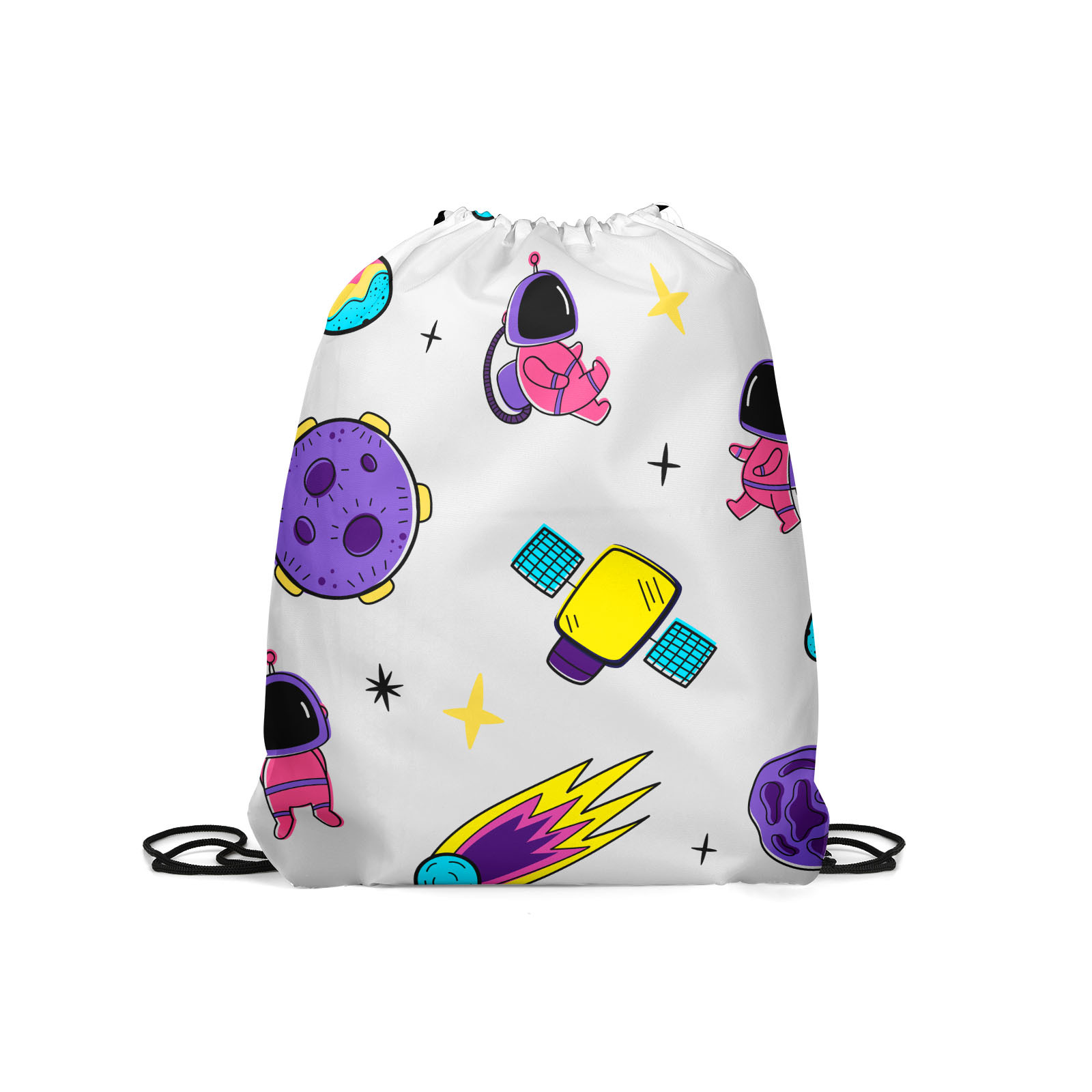 

Мешок для обуви унисекс Gorolla DrawstringBackpack 525 белый, 42х35 см, DrawstringBackpack 525