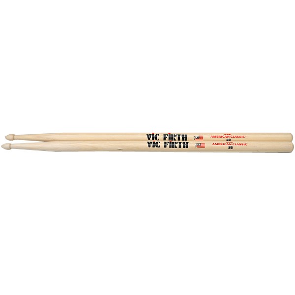 фото Vic firth 5b - барабанные палочки 5b с деревянным наконечником