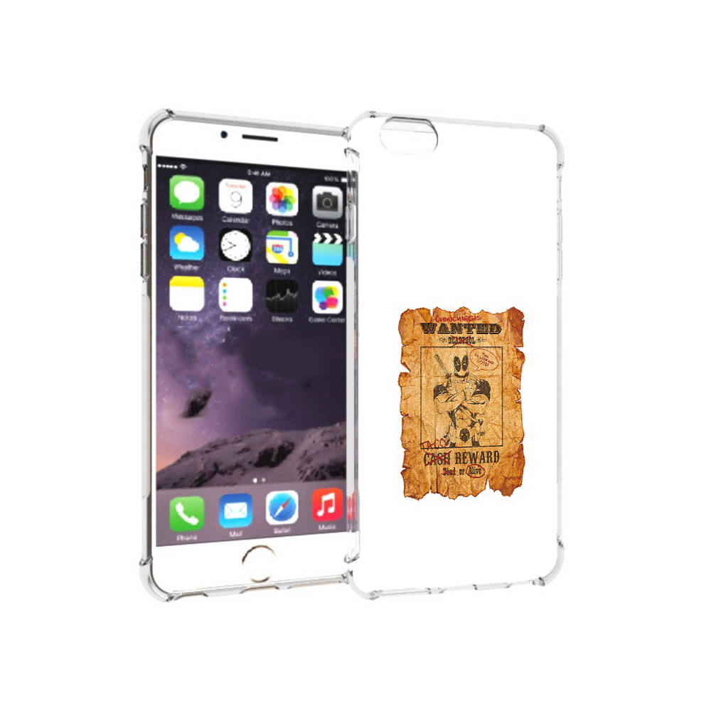 

Чехол MyPads Tocco для Apple iPhone 6 Plus дедпул, Прозрачный, Tocco
