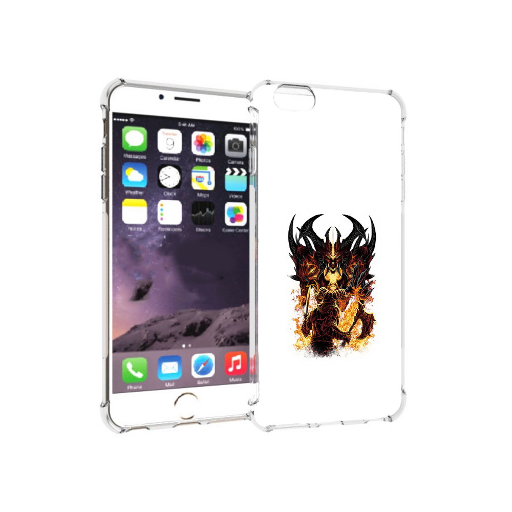 

Чехол MyPads Tocco для Apple iPhone 6 Plus демон shadow fiend, Прозрачный, Tocco