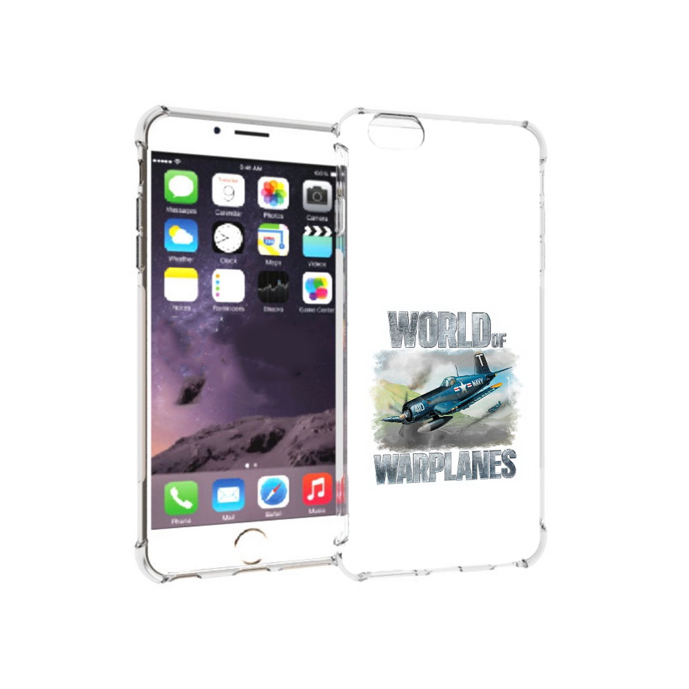 

Чехол MyPads Tocco для Apple iPhone 6 Plus Боевой самолет, Прозрачный, Tocco