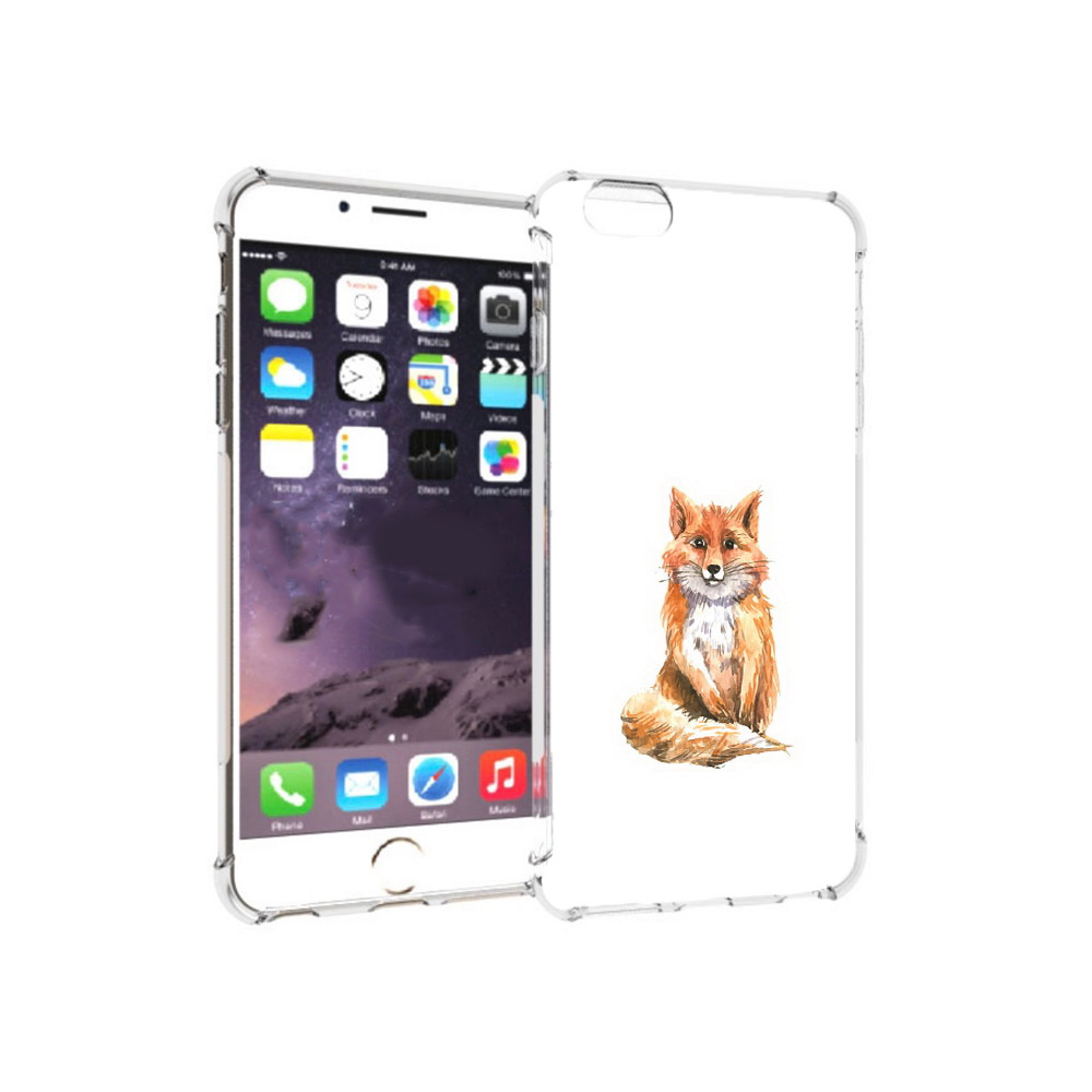 

Чехол MyPads Tocco для Apple iPhone 6 Plus детская лиса, Прозрачный, Tocco