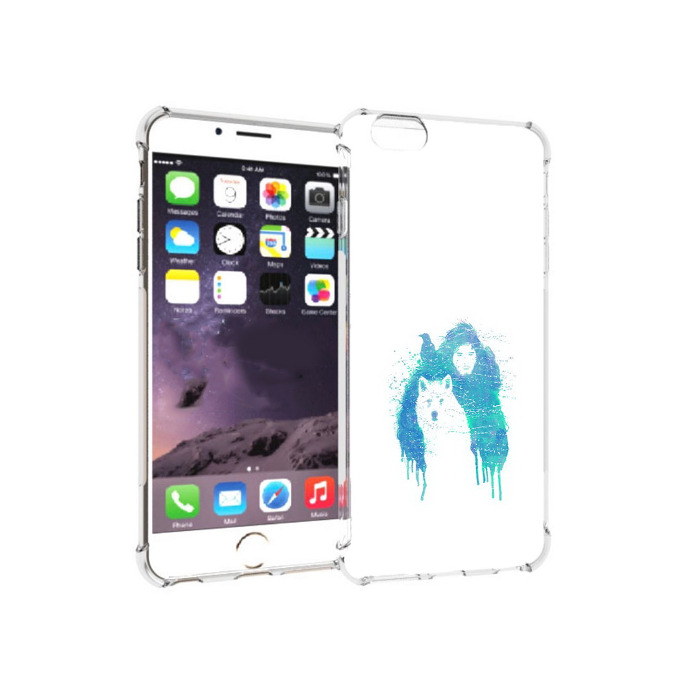 

Чехол MyPads Tocco для Apple iPhone 6 Plus джон сноу, Прозрачный, Tocco