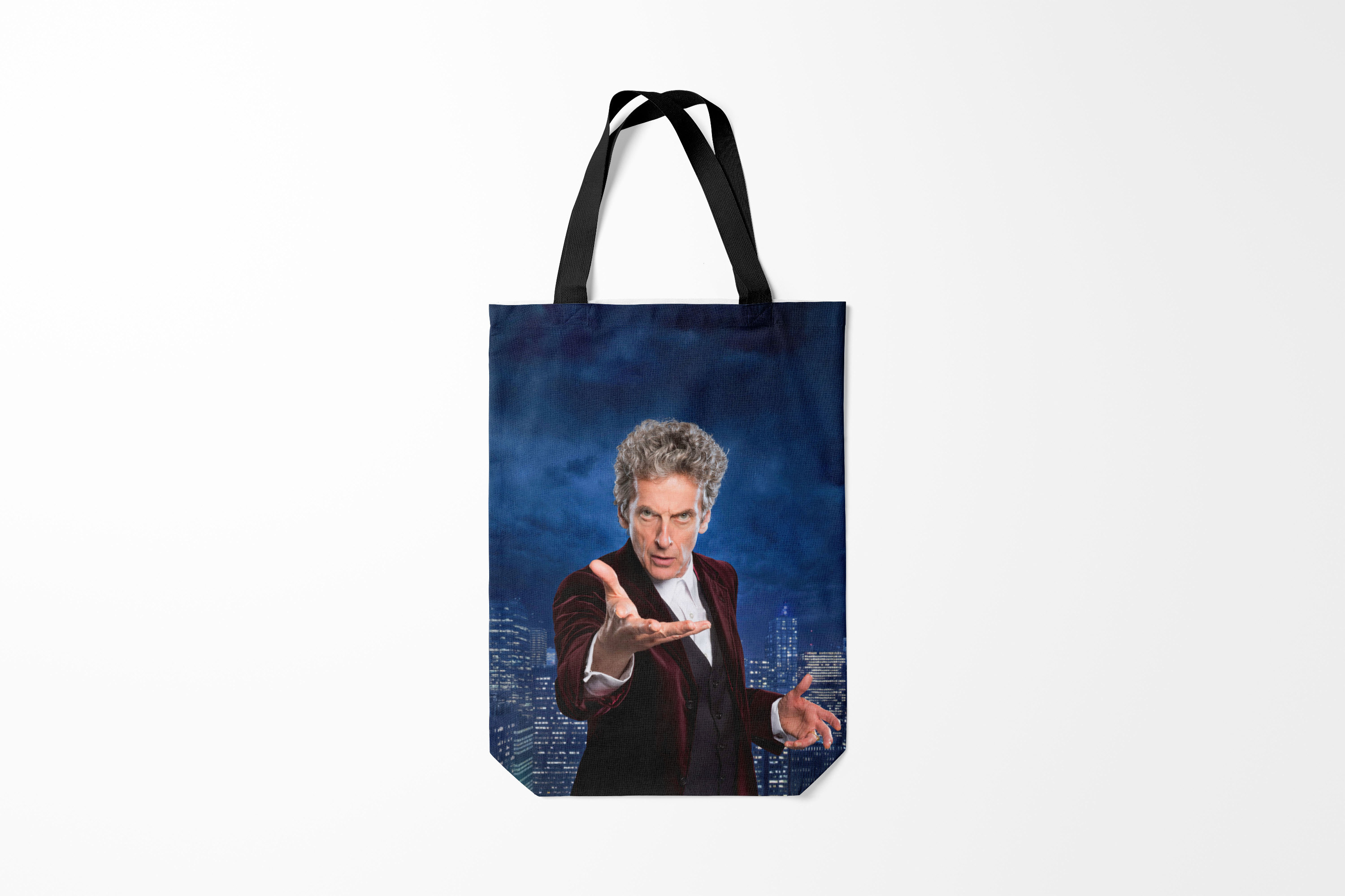 

Сумка шoппер унисекс Burnettie Doctor Who Listen, черный, Doctor Who Listen