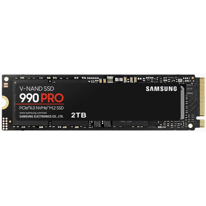 SSD накопитель Samsung 990 PRO M.2 2280 2 ТБ MZ-V9P2T0B/AM