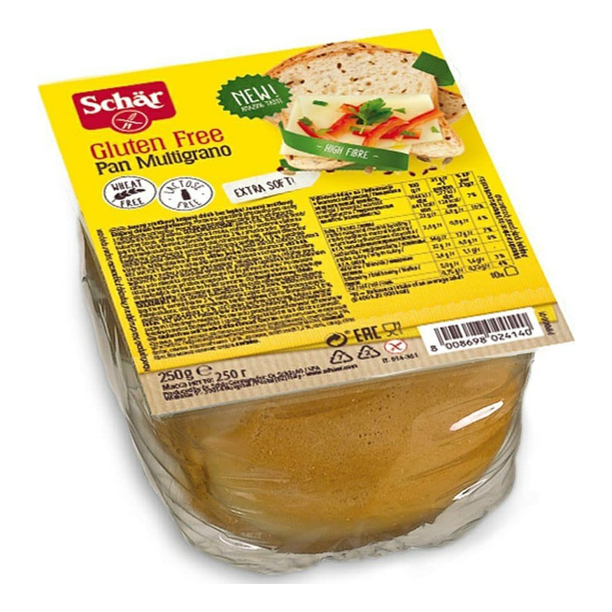 Schar хлеб Pan multigrano зерновой 250г. Хлеб злаковый Pan rustico 250г. Хлеб белый Пан Бланко 250г. Хлеб Dr.Schar Pan Blanco.