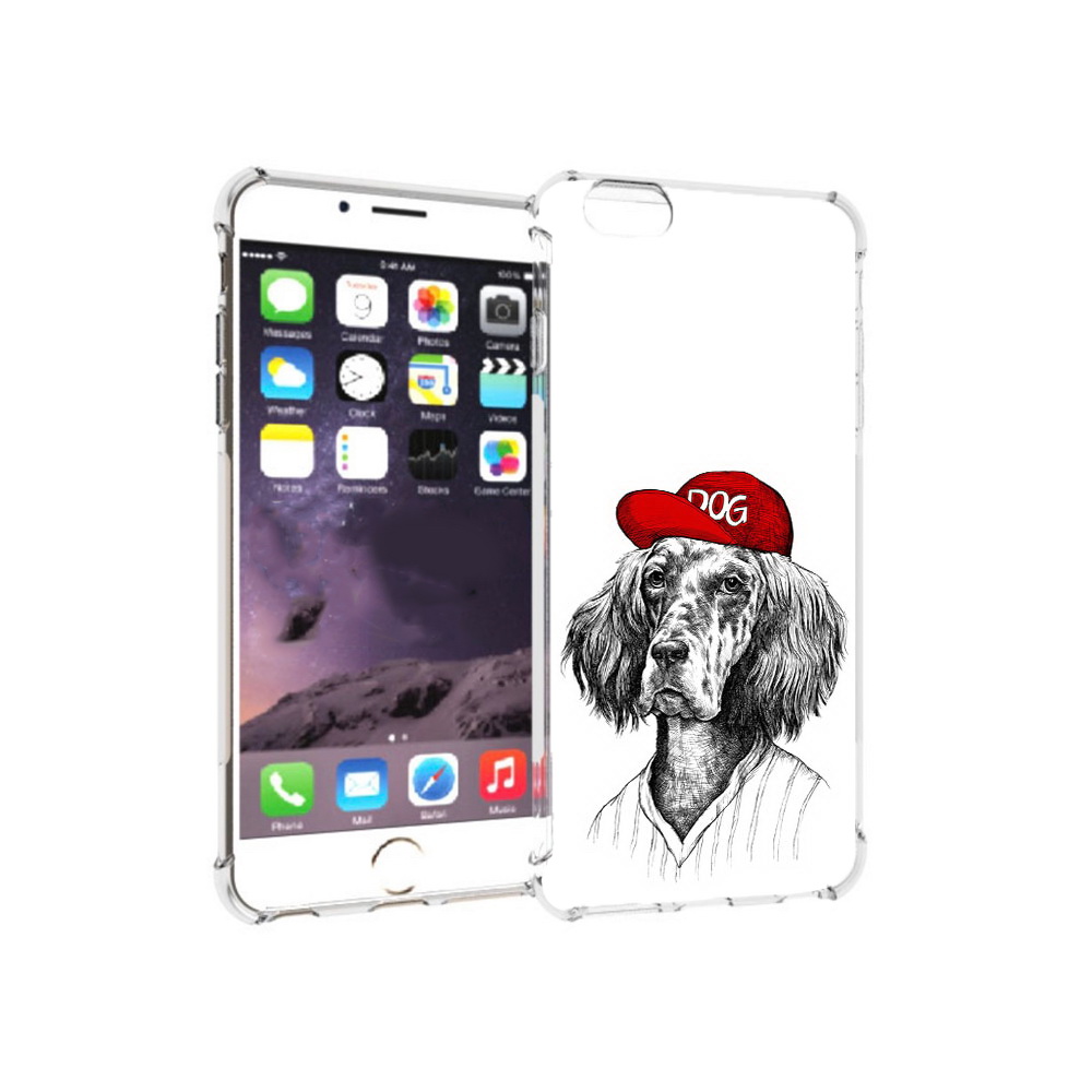 

Чехол MyPads Tocco для Apple iPhone 6 Plus дог, Прозрачный, Tocco