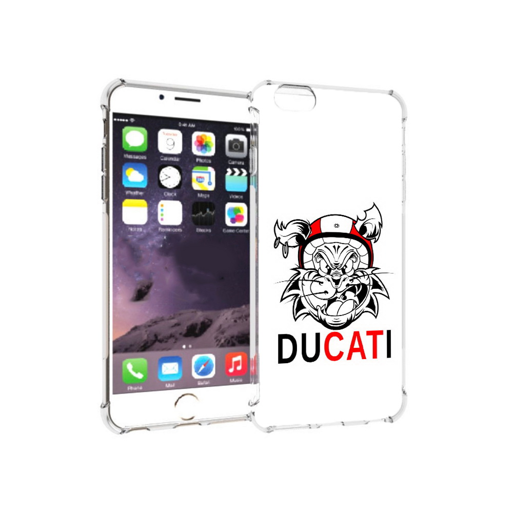 

Чехол MyPads Tocco для Apple iPhone 6 Plus дукати, Прозрачный, Tocco