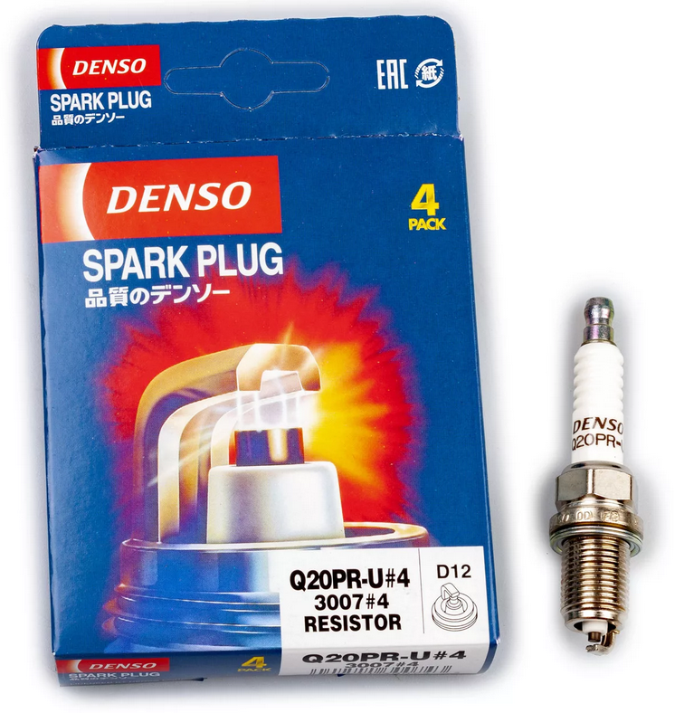 

Свечи DENSO №12 Q20PR-U ВАЗ 2110 инжект.16-клап (3007) (4шт)