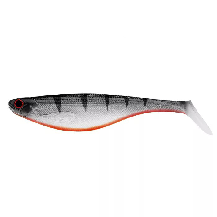 

Силиконовая Приманка Sprut Akira SUPER Shad 200 SP, Серый;белый;красный, Akira