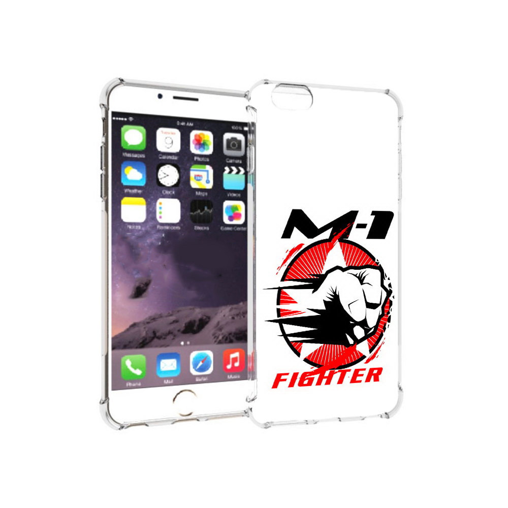 

Чехол MyPads Tocco для Apple iPhone 6 Plus единоборства М-1, Прозрачный, Tocco