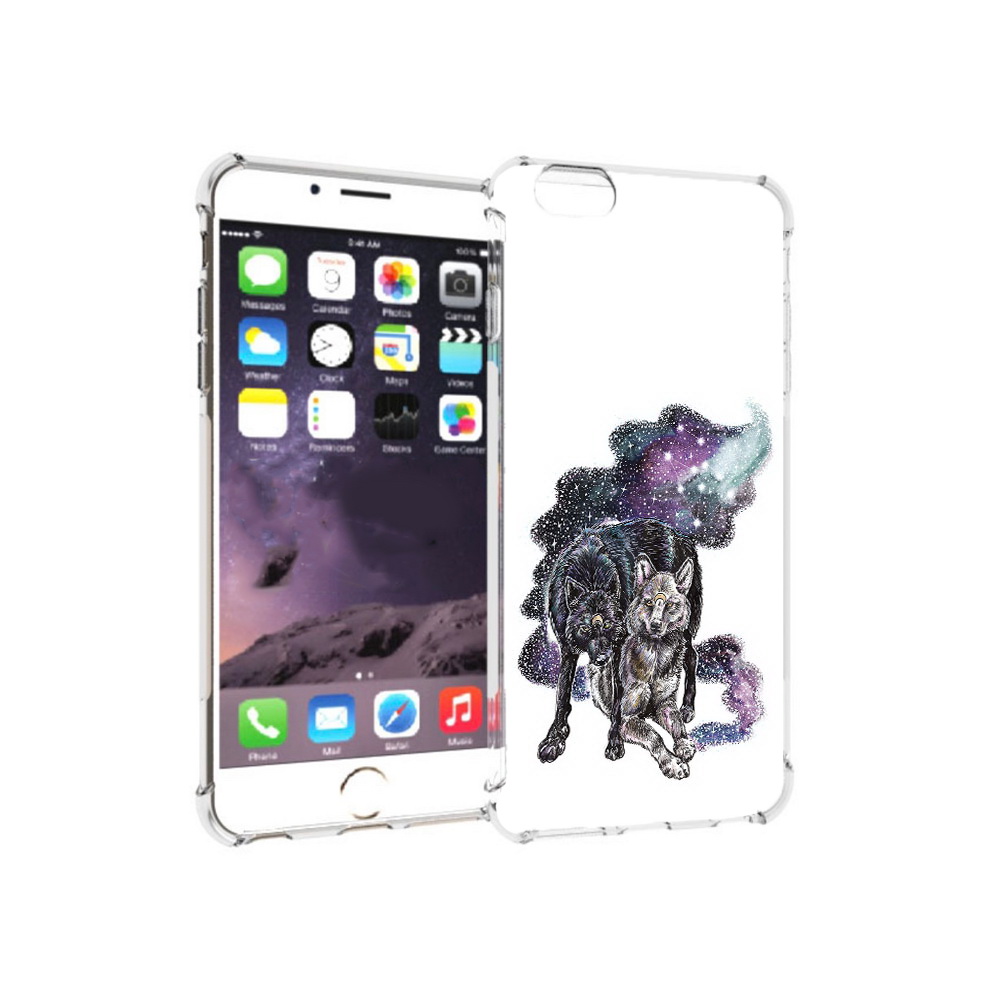 

Чехол MyPads Tocco для Apple iPhone 6 Plus звездные волки, Прозрачный, Tocco