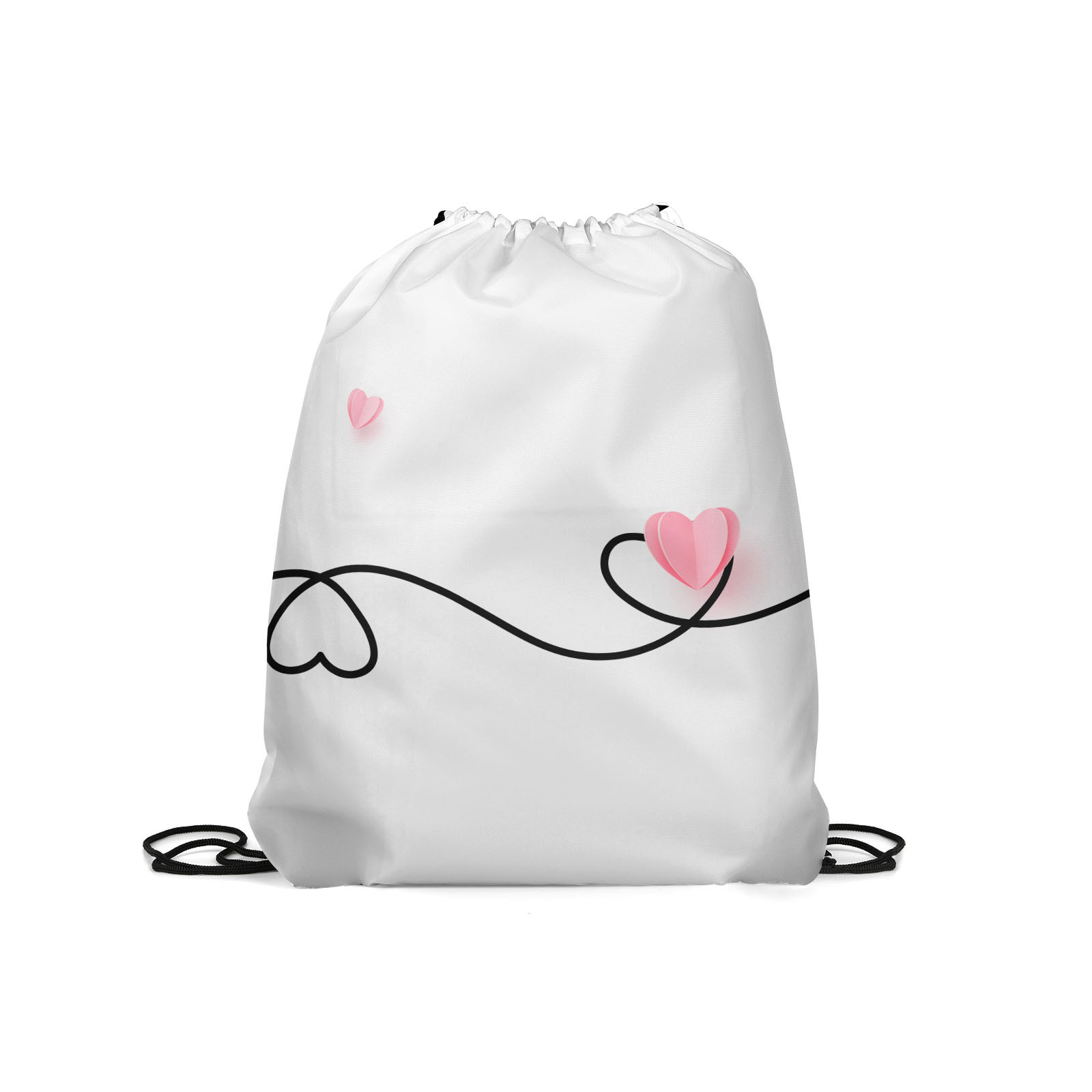 

Мешок для обуви унисекс Gorolla DrawstringBackpack 2181 белый, 42х35 см, DrawstringBackpack 2181