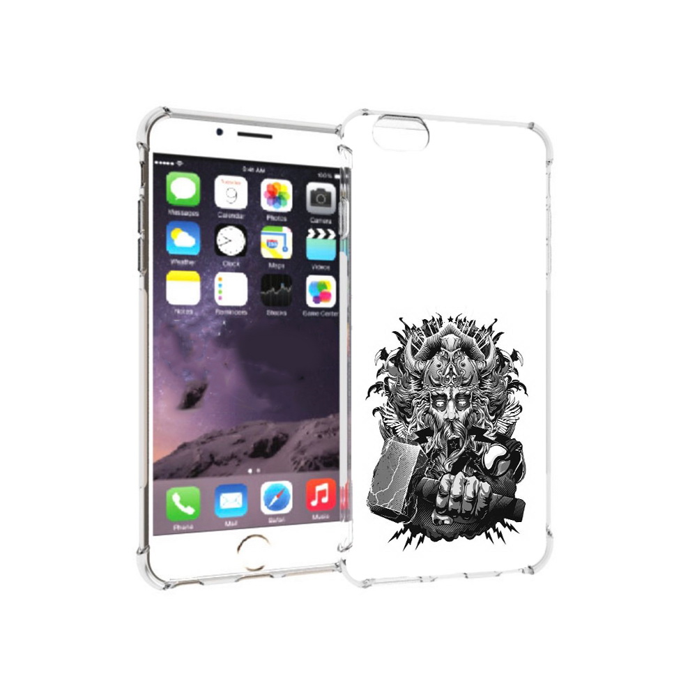 

Чехол MyPads Tocco для Apple iPhone 6 Plus злой тор, Прозрачный, Tocco