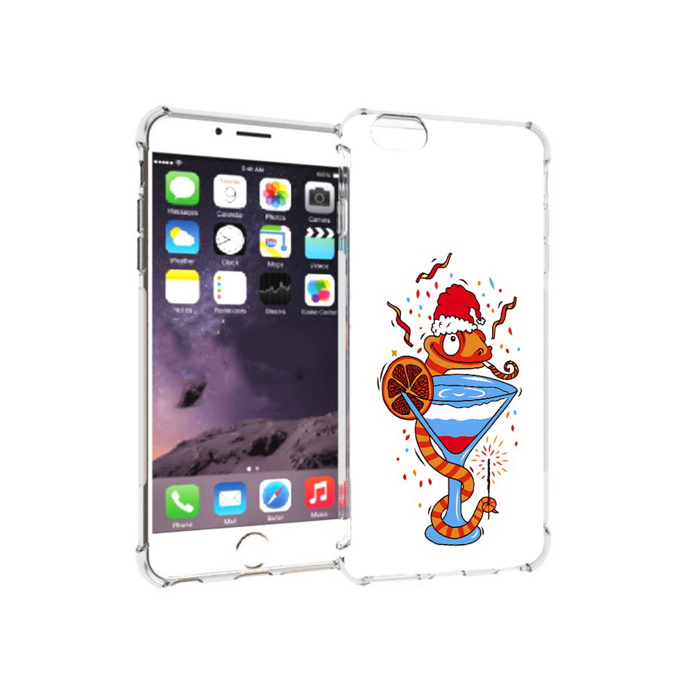 

Чехол MyPads Tocco для Apple iPhone 6 Plus змейка, Прозрачный, Tocco