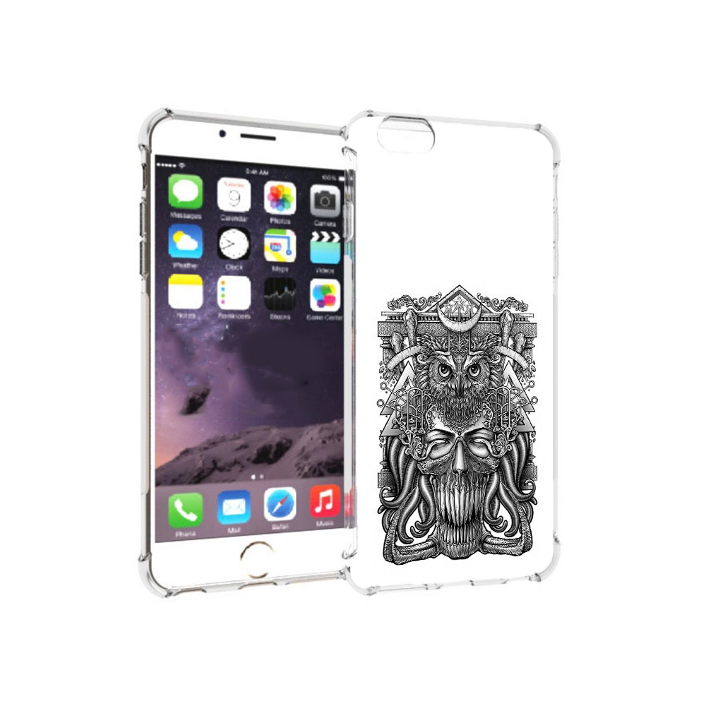 

Чехол MyPads Tocco для Apple iPhone 6 Plus зубастая сова, Прозрачный, Tocco