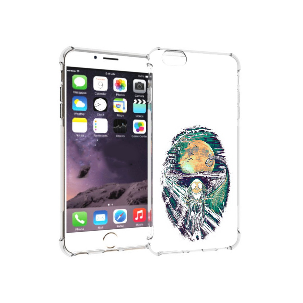 

Чехол MyPads Tocco для Apple iPhone 6 Plus зубастое существо абстракция, Прозрачный, Tocco