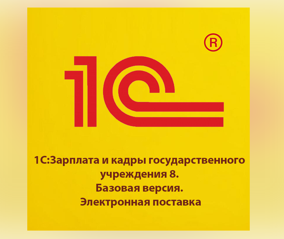 

1С:Зарплата и кадры государственного учреждения 8. Базовая версия. Электронная поставка, Прикладная программа