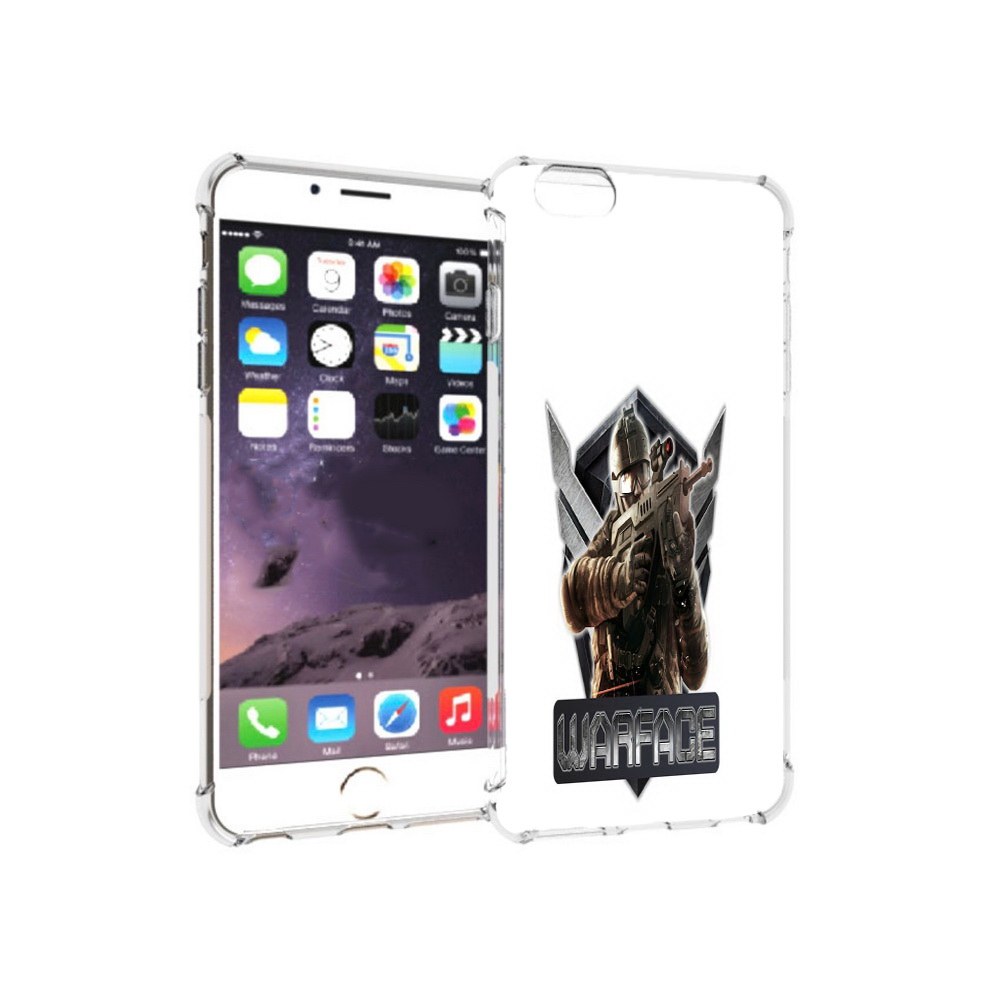 

Чехол MyPads Tocco для Apple iPhone 6 Plus игра про войну, Прозрачный, Tocco