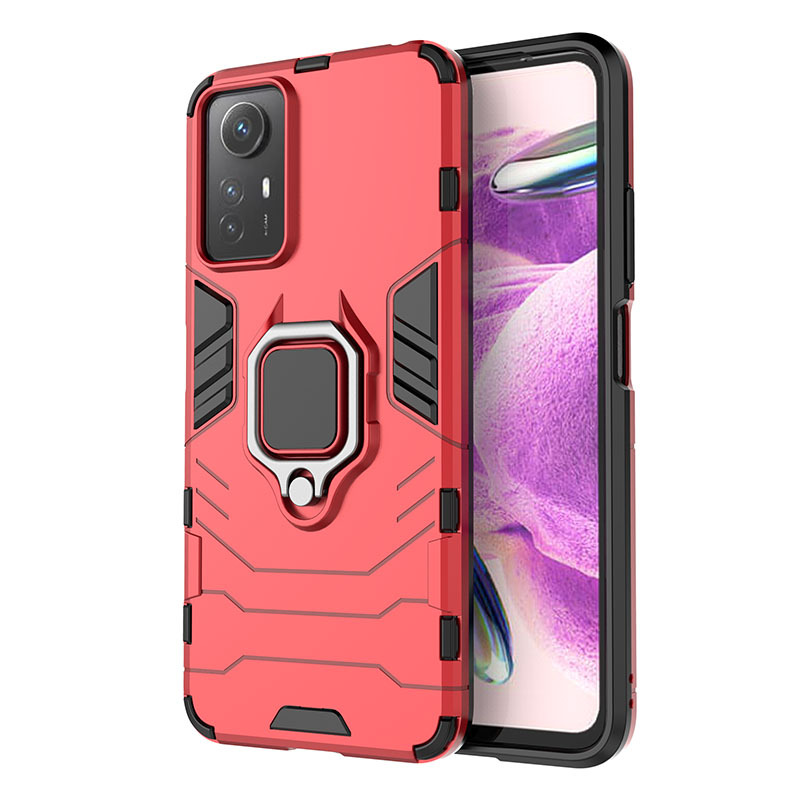 

Противоударный чехол Panther Case для Xiaomi Redmi Note 12S 4G с кольцом, красный, Panther Case