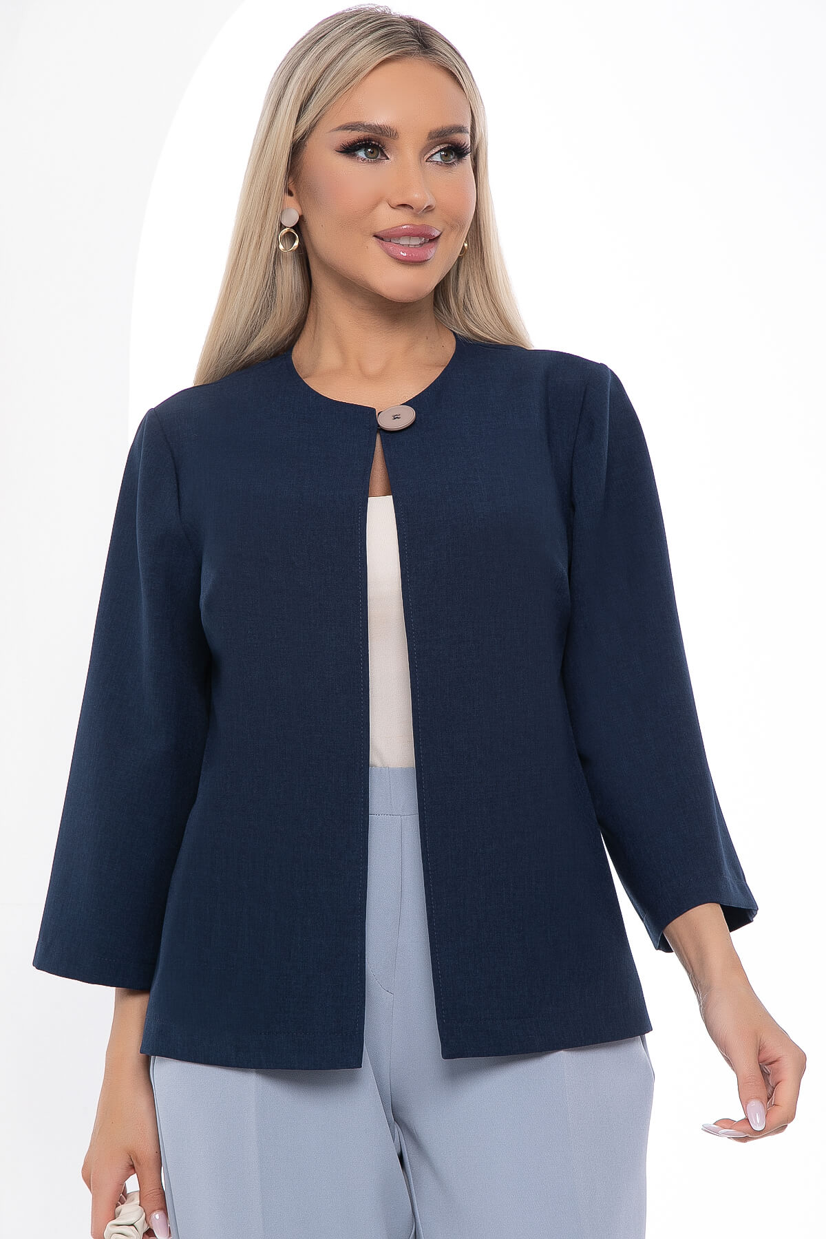 

Жакет женский LT Collection Паулита синий 48 RU, Паулита