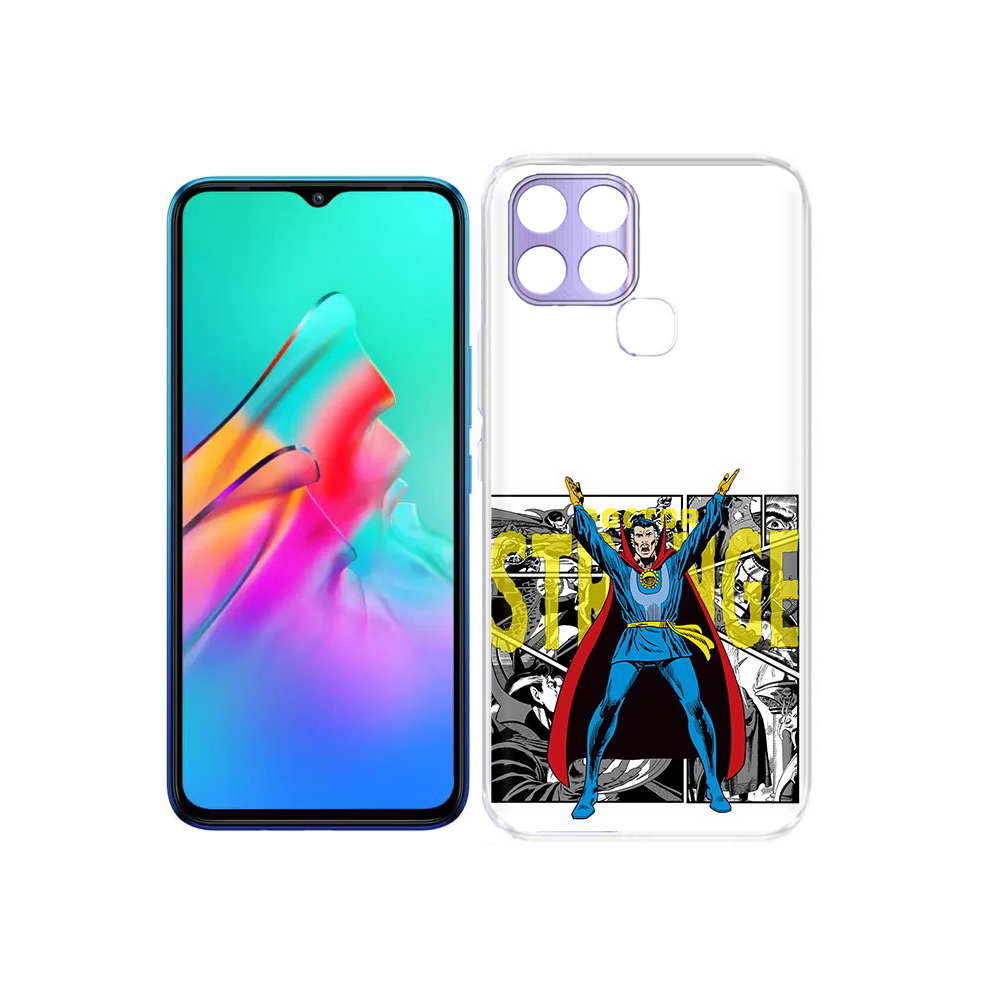 

Чехол MyPads Tocco для Infinix Smart 6 доктор стренж комикс, Прозрачный, Tocco