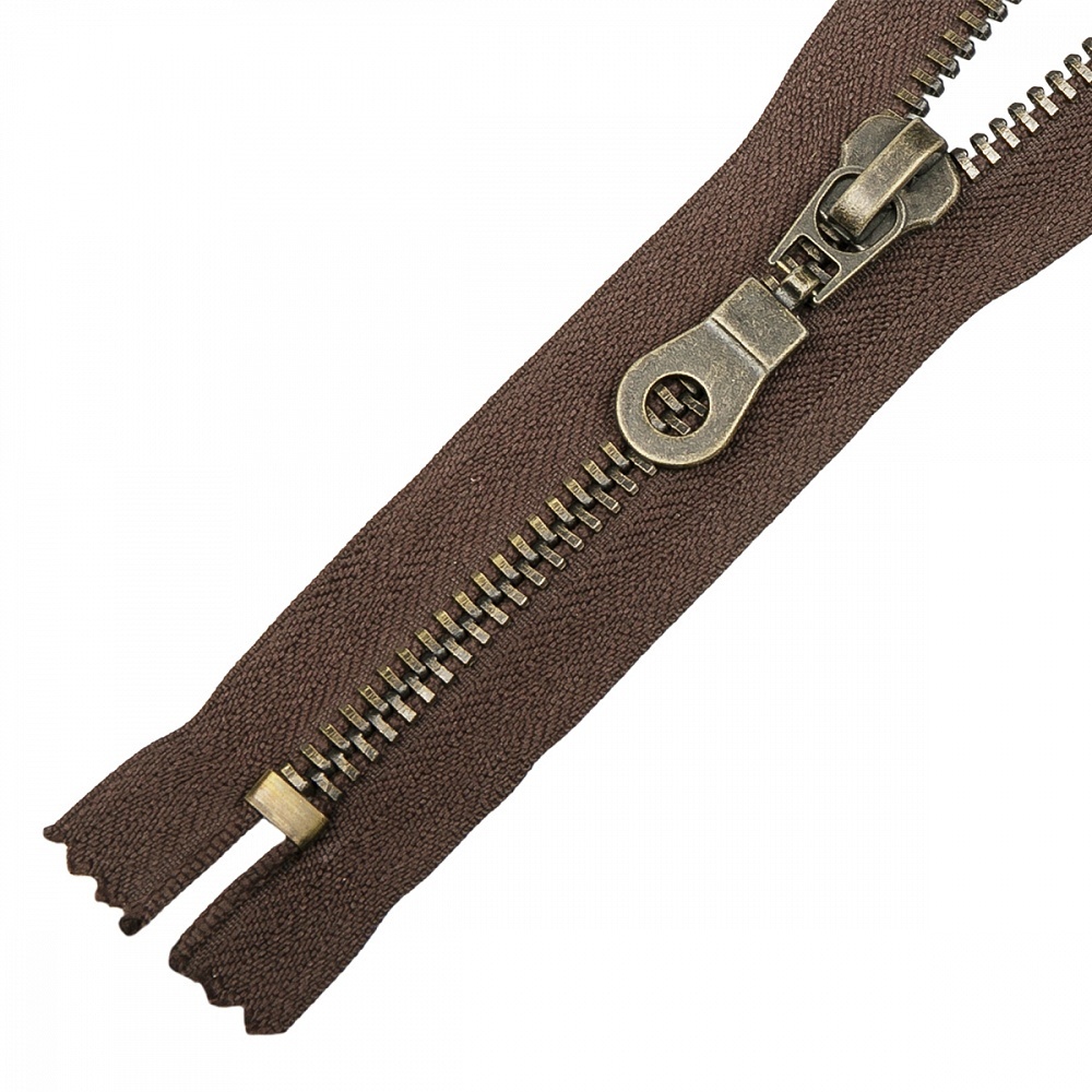 

MaxZipper металлическая, антик №8, 18 см, неразъемная, цвет коричневый, 100 шт, металлическая, антик №8, 18 см, неразъемная, цвет коричневый, 100 шт