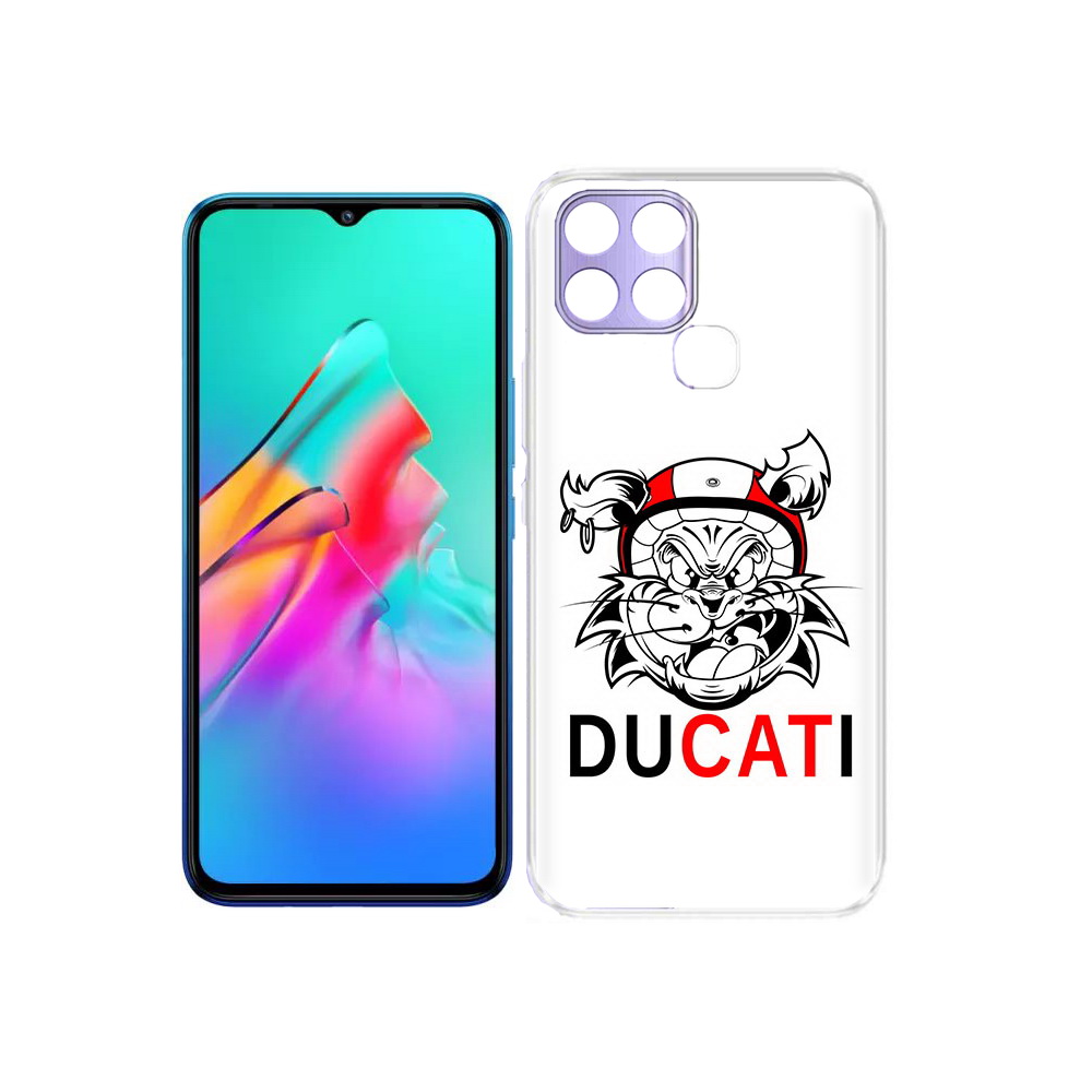 

Чехол MyPads Tocco для Infinix Smart 6 дукати, Прозрачный, Tocco