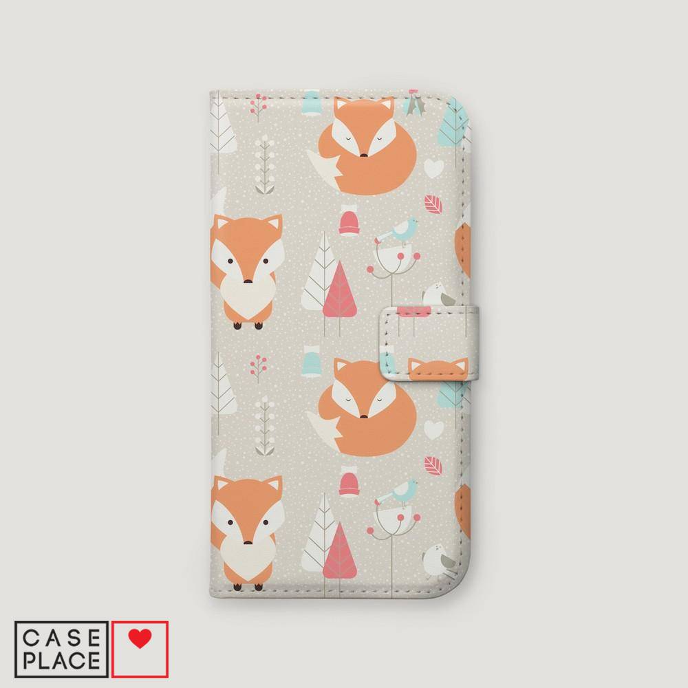 

Чехол Awog на Samsung Galaxy S21 / Самсунг S21 "Животный фон 12 book", Серый, 2101885-1