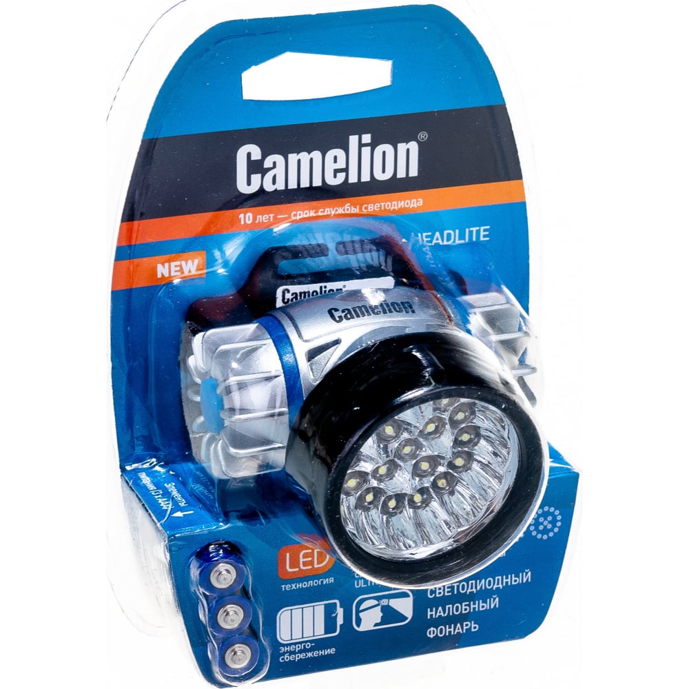 фото Налобный фонарь camelion led 5323-19mx, 8138