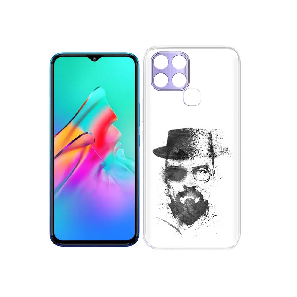 

Чехол MyPads Tocco для Infinix Smart 6 загадочный человек, Прозрачный, Tocco