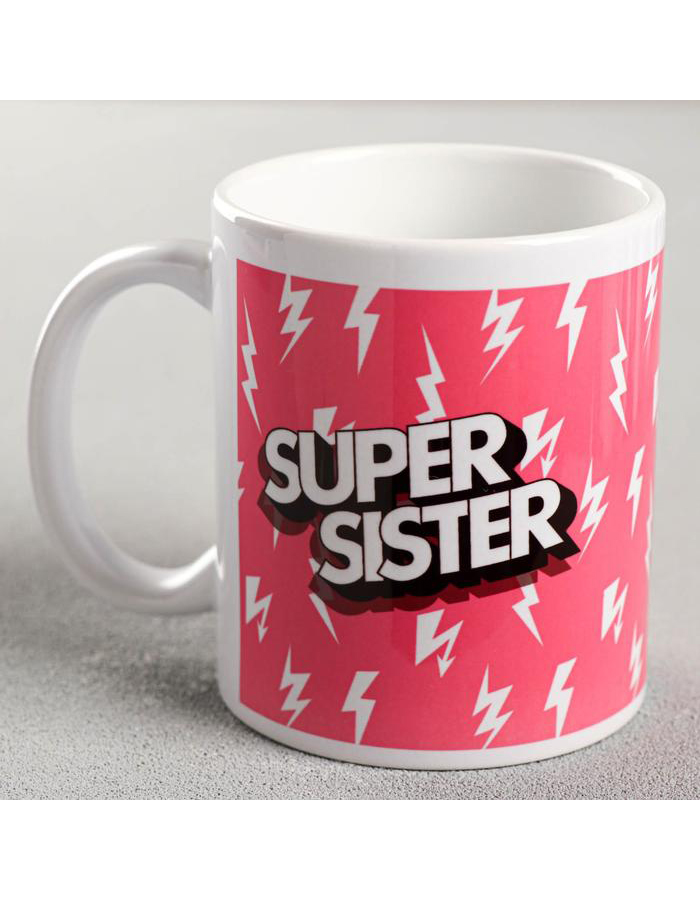 

Кружкa для чая Дарим Красиво Super sister керамическая, 320 мл