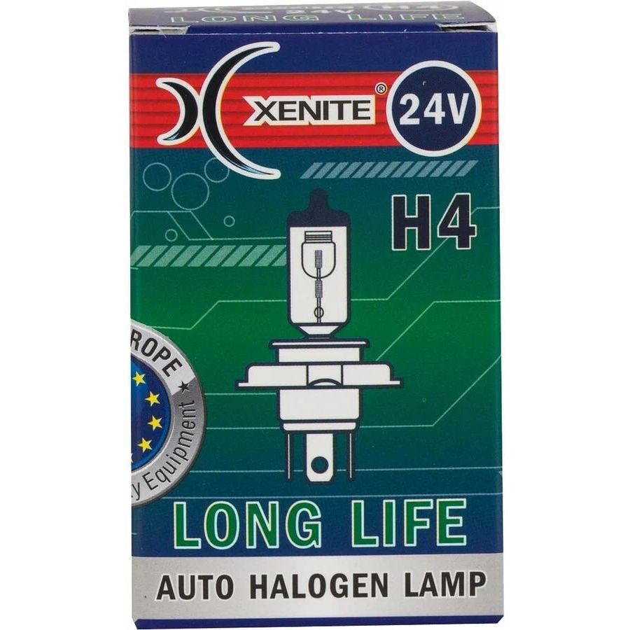 Галогенные Лампы (24V) H4 Long Life (24V) (Упаковка 1 Шт.) Xenite 1007145