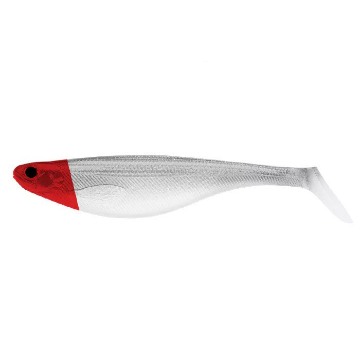 

Силиконовая Приманка Sprut Akira SUPER Shad 200 RH, Серебристый;красный, Akira