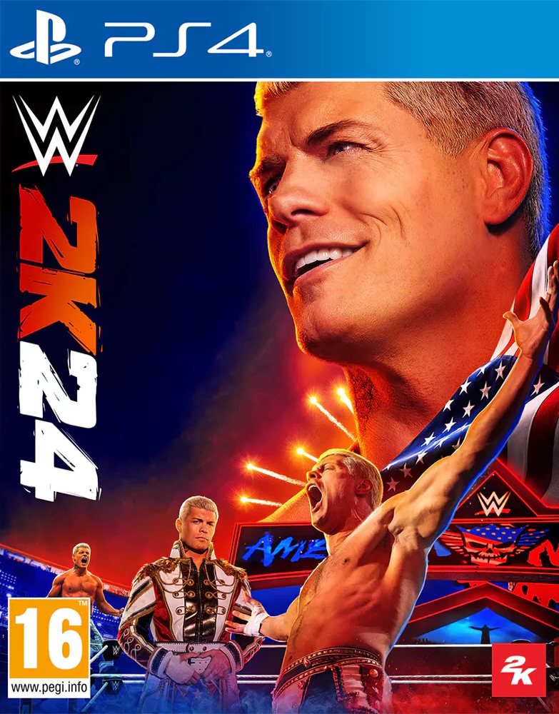 Игра WWE 2K24 (PlayStation 4, полностью на иностранном языке)
