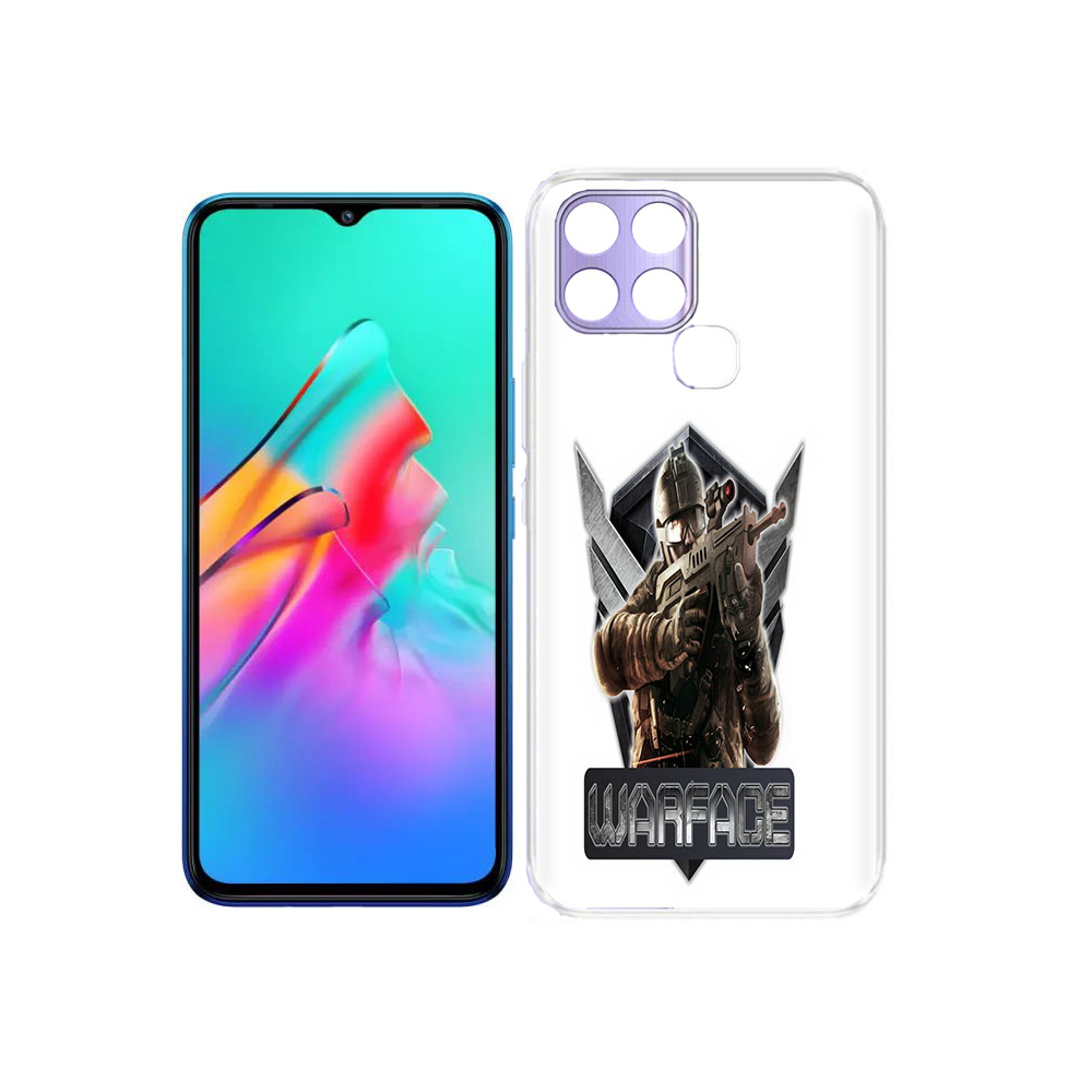 

Чехол MyPads Tocco для Infinix Smart 6 игра про войну, Прозрачный, Tocco